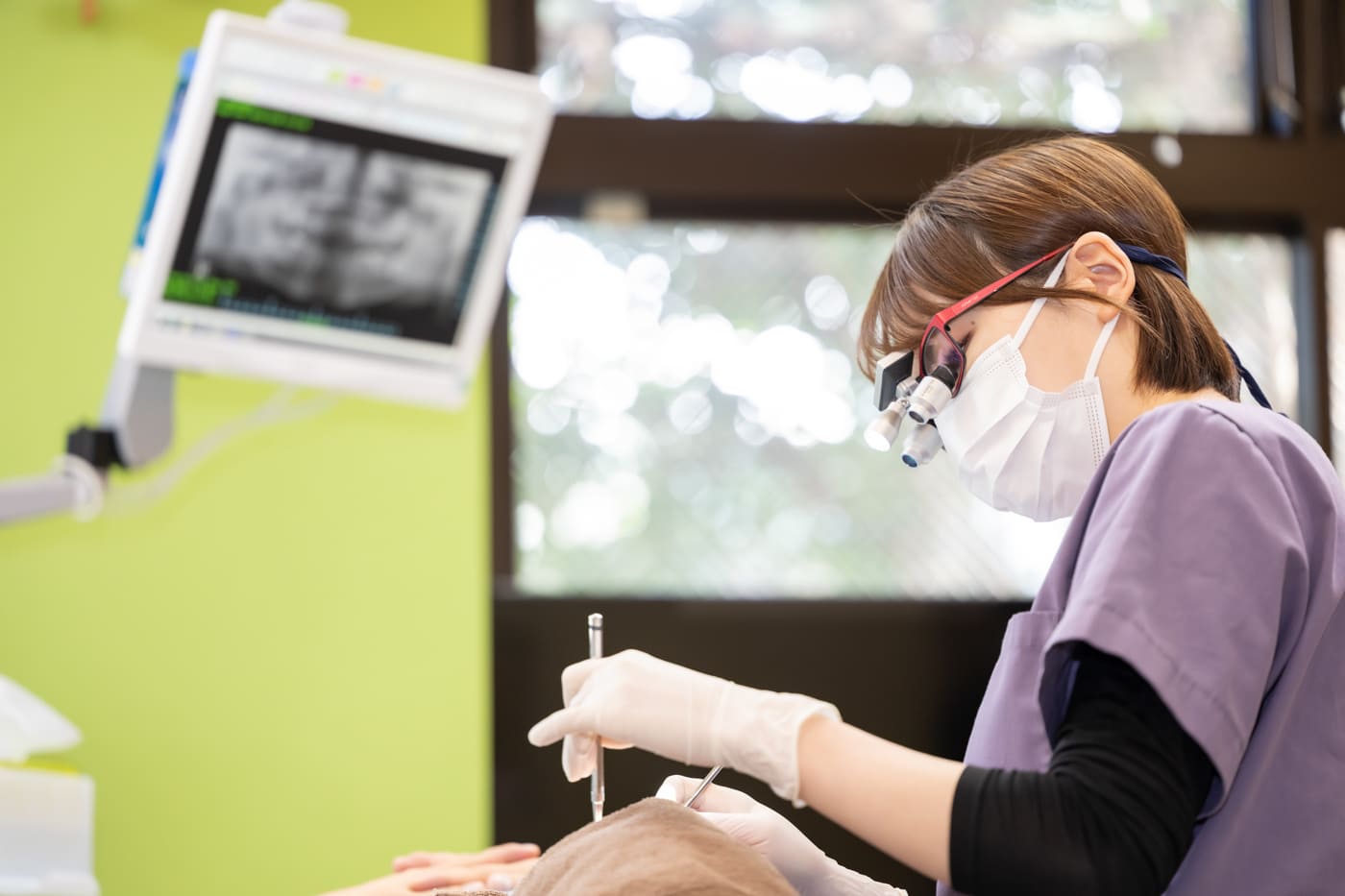 衛生士の診療風景